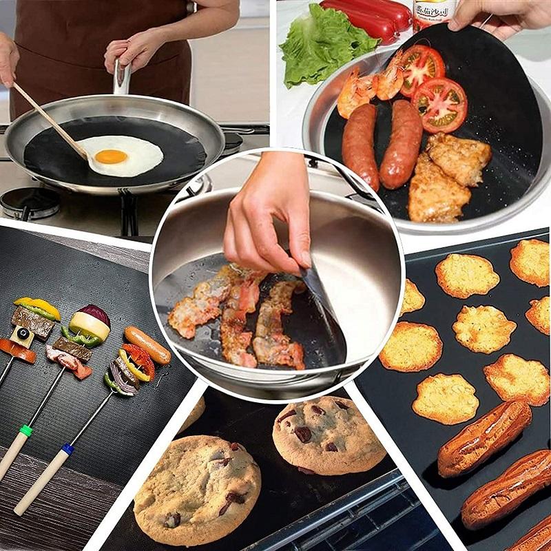 Non-Stick BBQ Grillmattor Med Skärlåda