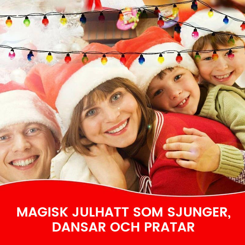 Dansande Julhatt med Musik - Rolig Tomtehatt