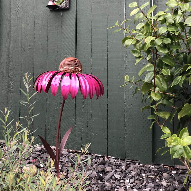 Coneflower Fågelmatare - Dekorativ Trädgårdsdekoration