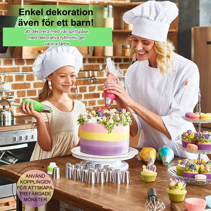 Dekorationsset för bakning, 13 delar