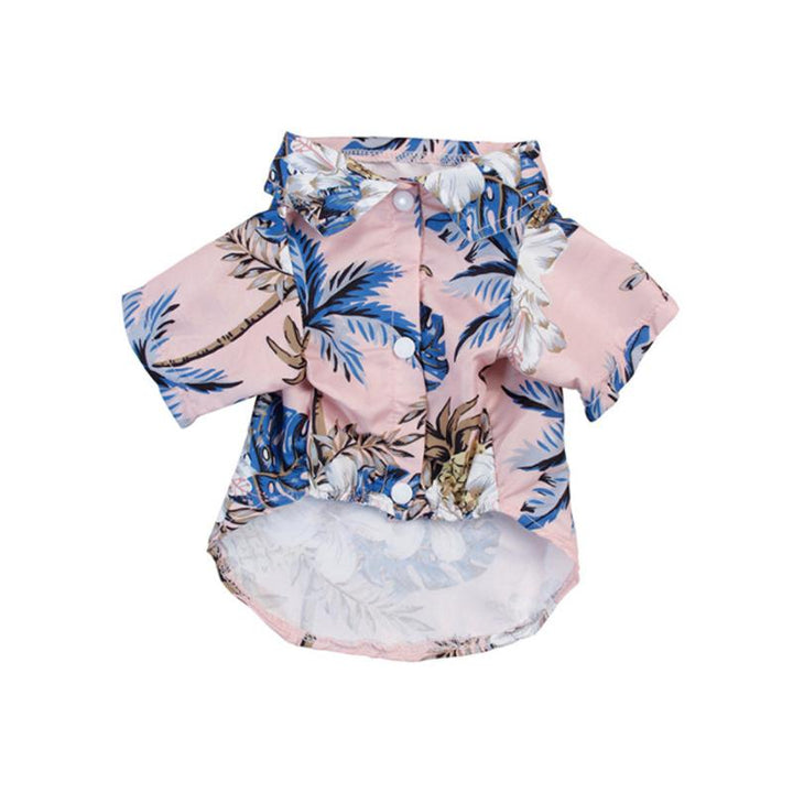 Hawaii-inspirerade T-tröjor för hundar – Sommarstil