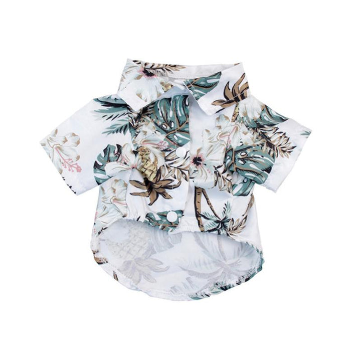 Hawaii-inspirerade T-tröjor för hundar – Sommarstil