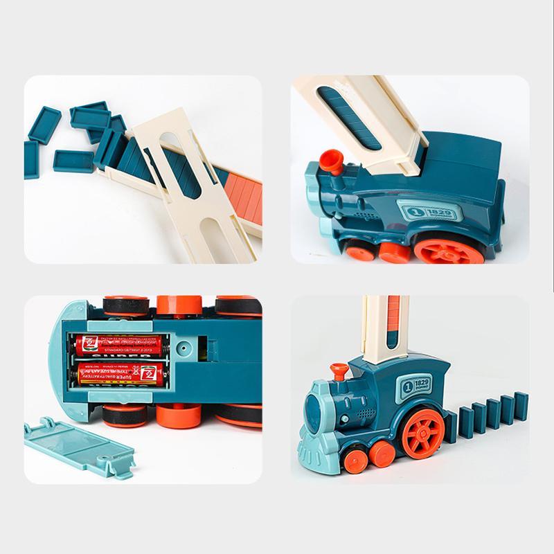 Domino Tågblock Set för Barn