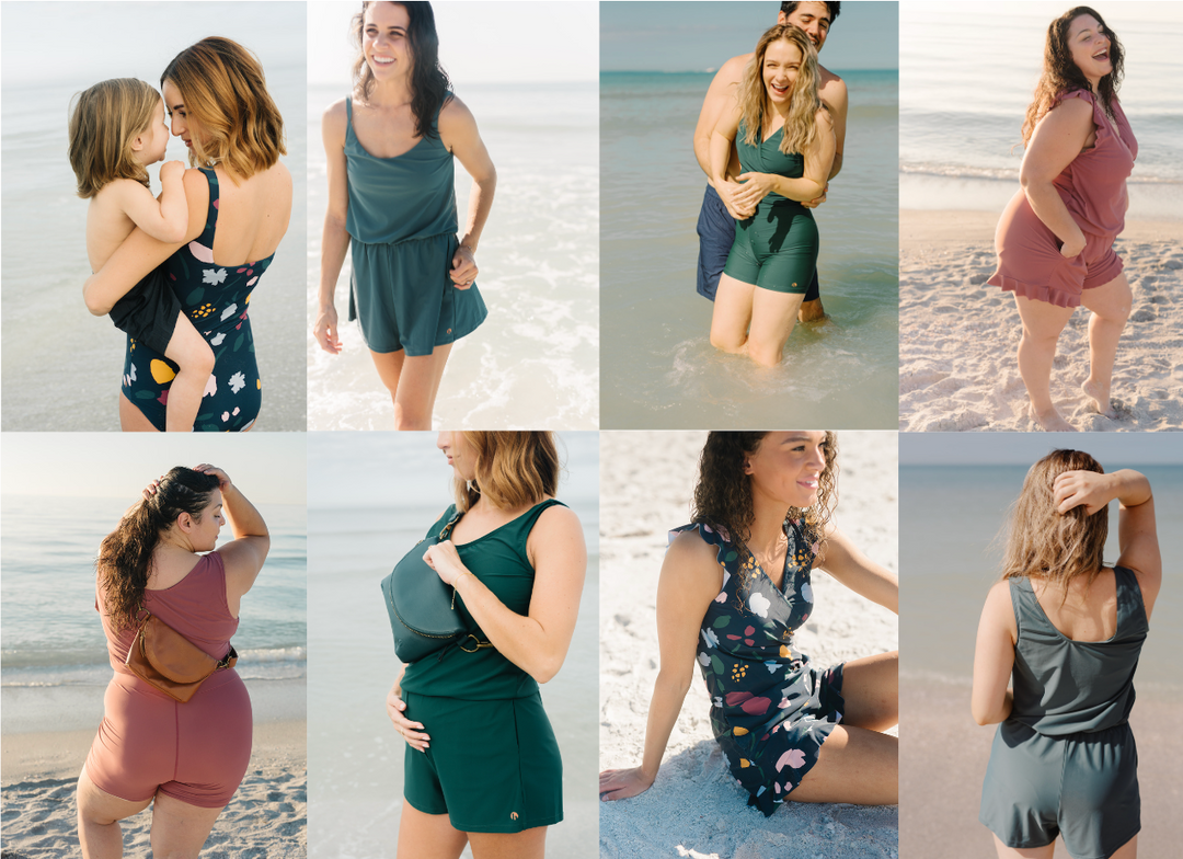 Swimsuit with Integrated Support Bra