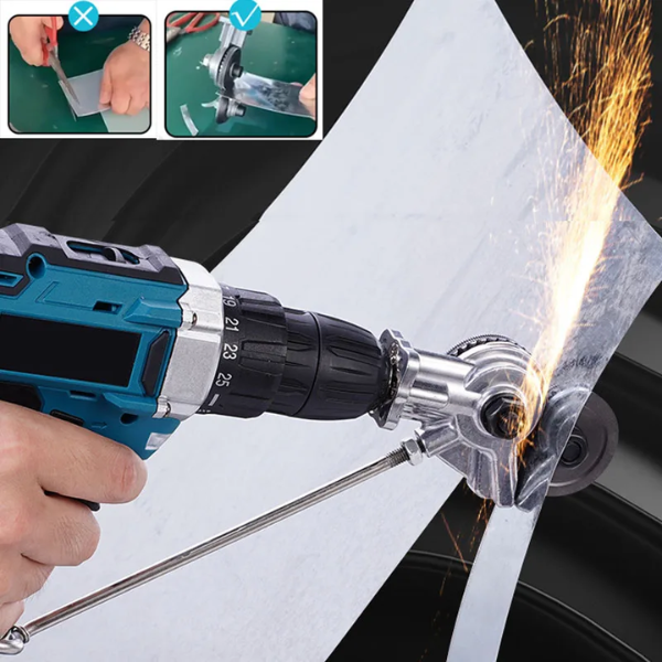 DrillCut - Adapter för metallkapning för borrmaskin