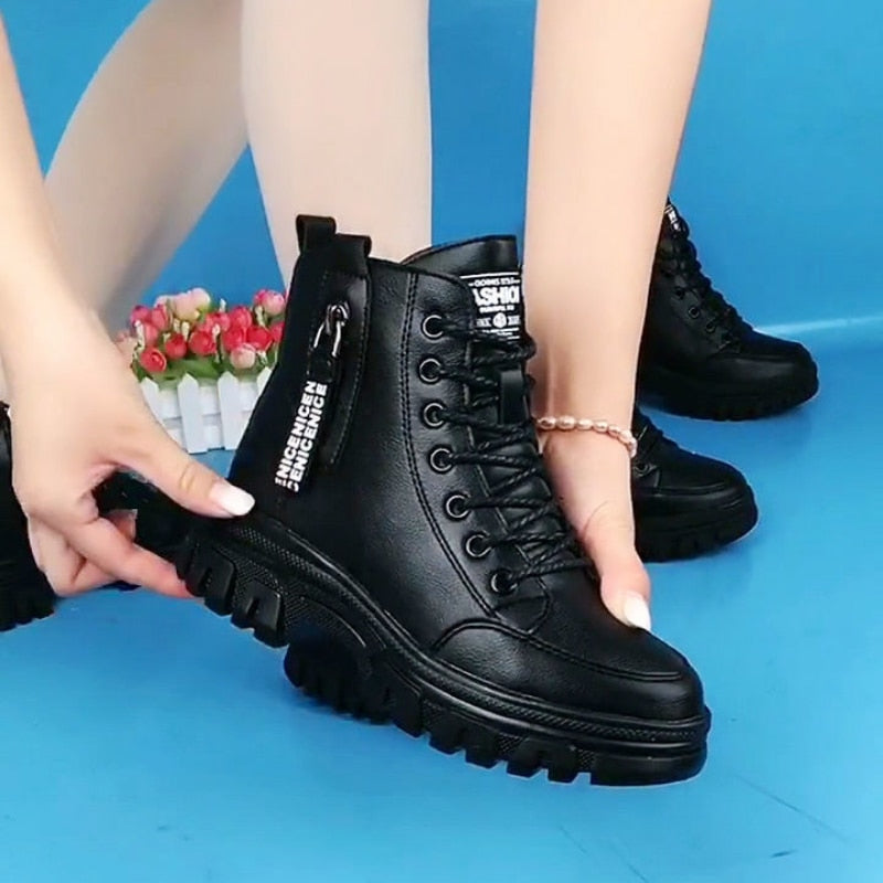 Höga varma booties