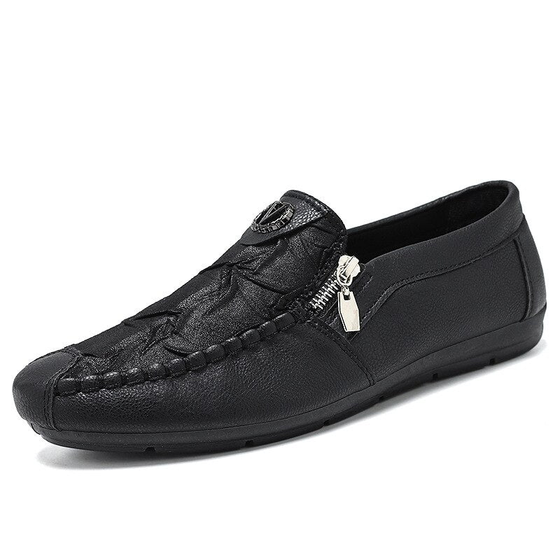 Andningsaktiva slip-on-skor för män