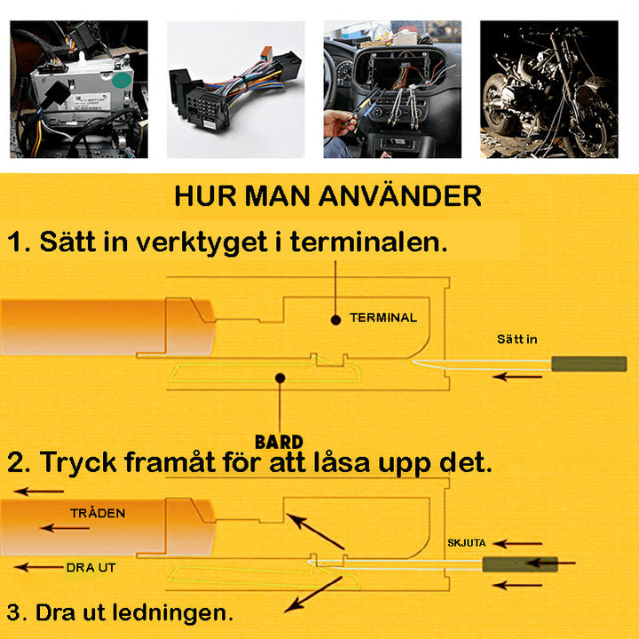 WTZ Verktygssats för borttagning av terminaler