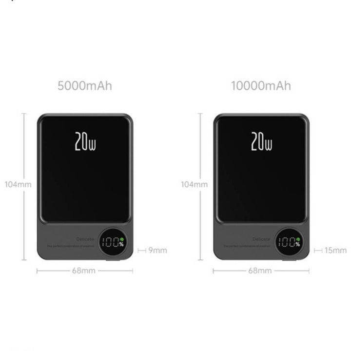 Ultratunn magnetisk trådlös Powerbank