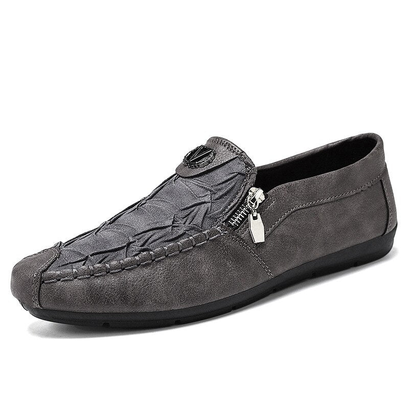 Andningsaktiva slip-on-skor för män