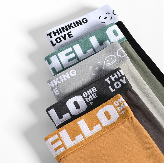 3x Tropiska HELLO Boxershorts