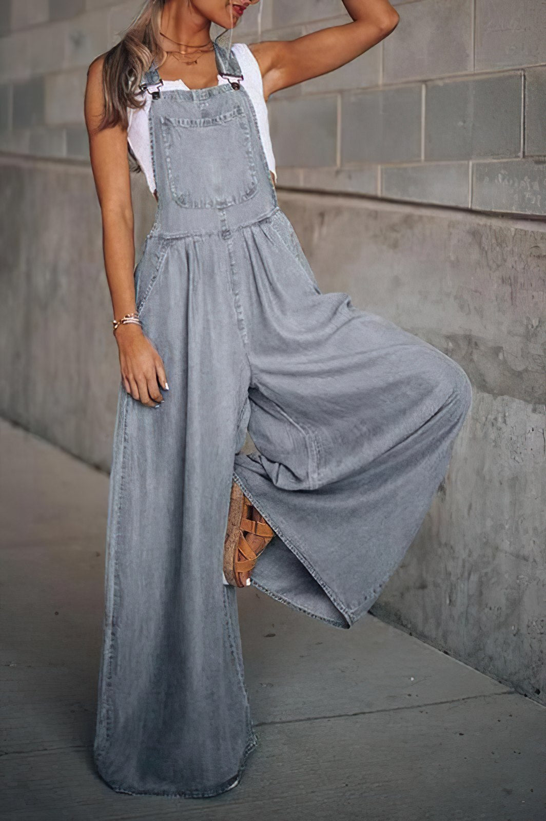 Solenn Damjeans-jumpsuit i denim