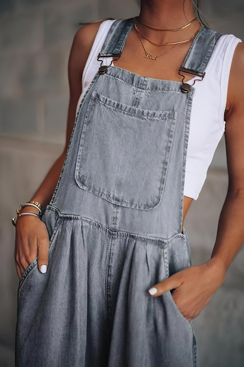 Solenn Damjeans-jumpsuit i denim