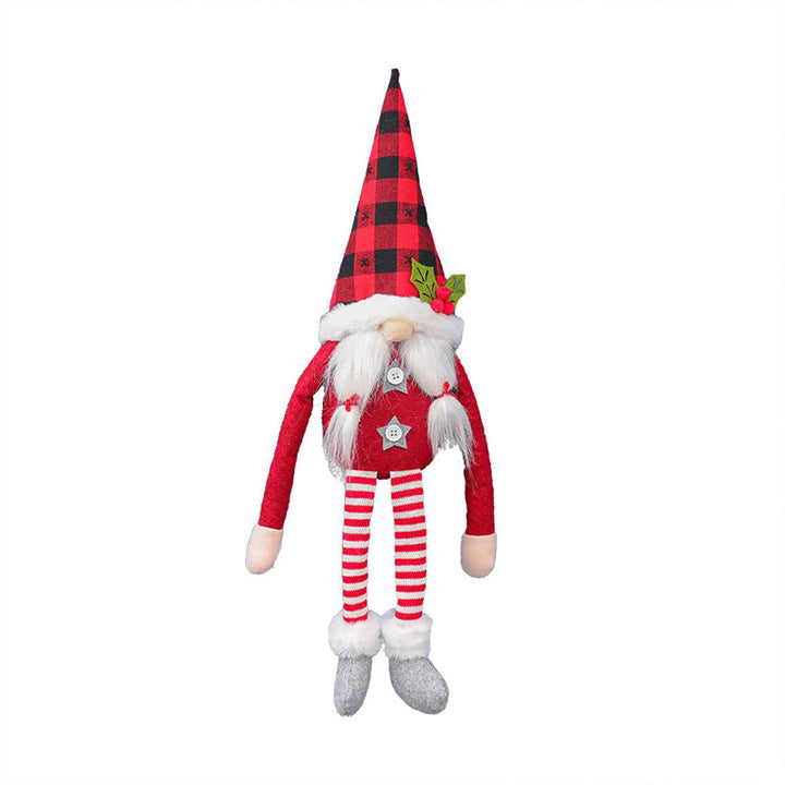 Julgardinspännen - Tomte & Snögubbe Dekoration