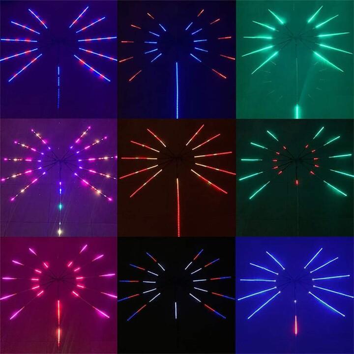 Fyrverkeri LED-lampor med musik- och mikrofonläge
