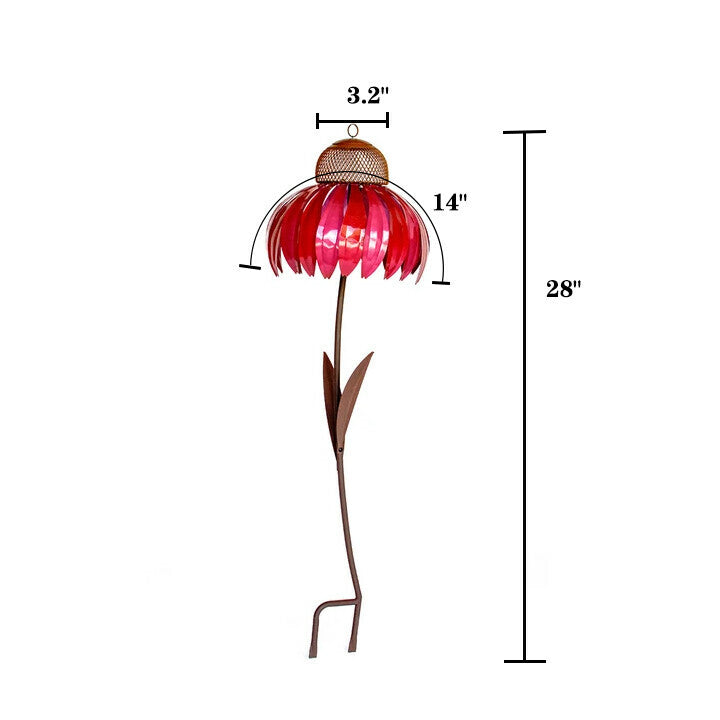 Coneflower Fågelmatare - Dekorativ Trädgårdsdekoration