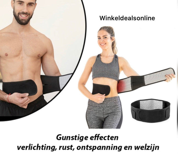 WTZ Termiskt Ryggstöd för Smärtlindring och Stöd