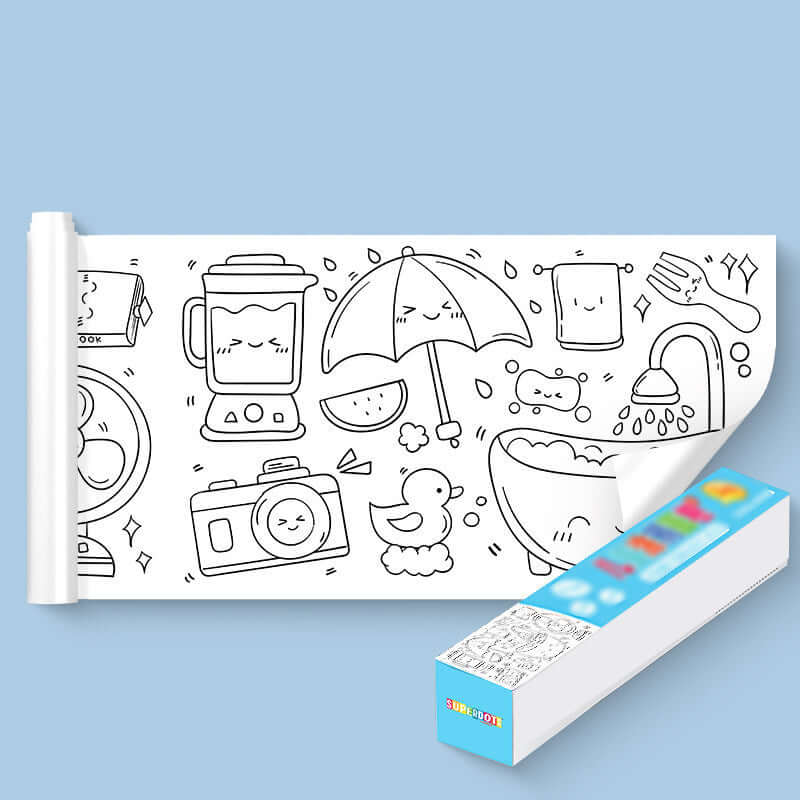 Ritningsrulle för barn – Pedagogisk & Kreativ