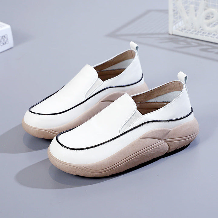 Bekväma ortopediska slip-on flats för kvinno